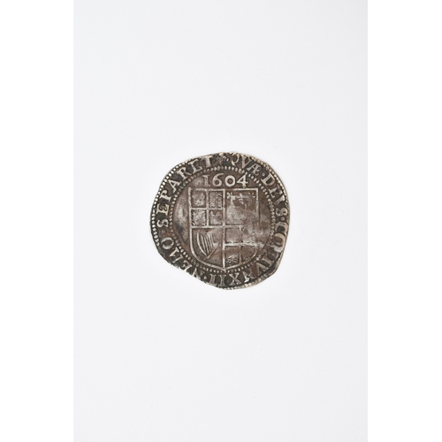 196 - James I Sixpence dated 1604, Second coinage mm LI5, Spink 2657