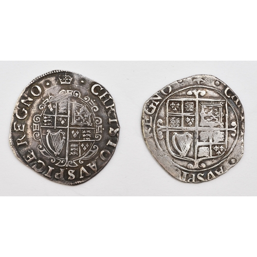 211 - Charles I 1625 - 49 shillings, shilling - mm crown - Spink Ref 2791, shilling - mm star - Spink Ref ... 