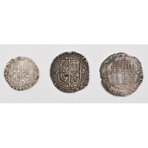 213 - Charles I 1625 - 49 Shilling - Group E - Spink Ref 2794 mm anchor, shilling - Group F - Spink Ref 27... 