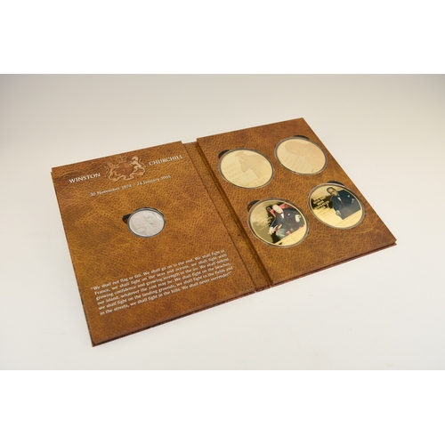 274 - The SSAFA War Poppy Collection: three sets of four gold plated coins; together with 
The Queen's Bir... 