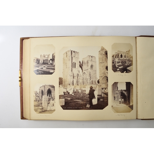 29 - LARGE PHOTOGRAPH ALBUM by James Valentine of Dundee. Oblong folio, c.1880, containing 120 Scottish v... 