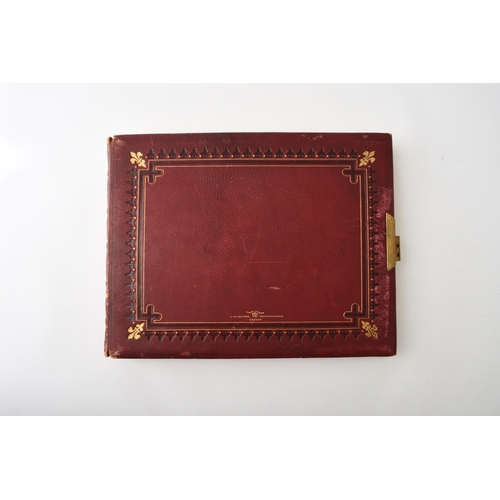 29 - LARGE PHOTOGRAPH ALBUM by James Valentine of Dundee. Oblong folio, c.1880, containing 120 Scottish v... 