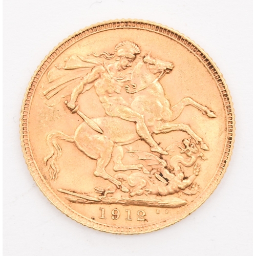 303 - George V gold sovereign 1912