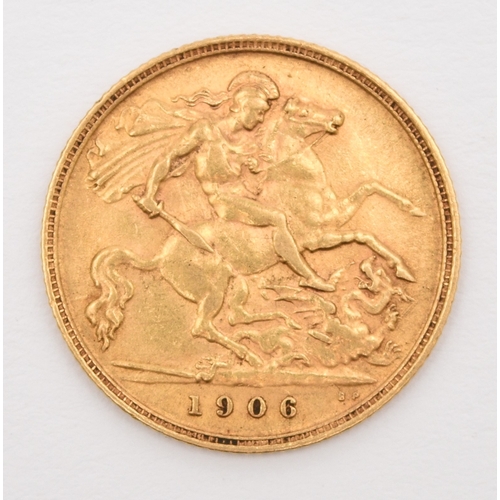 305 - Edward VII half Sovereign, dated 1906