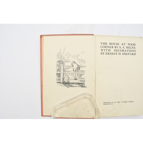 31 - MILNE, A A, The House at Pooh Corner, 1st edition 1928 (page 13/14 torn, pages 11-14 loose, general ... 