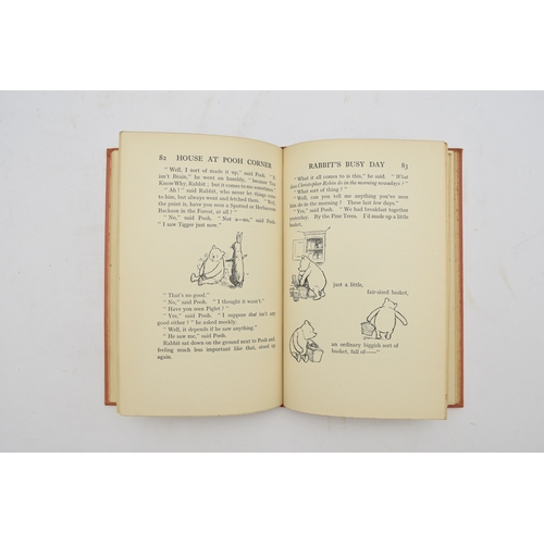 32 - MILNE, A A, The House at Pooh Corner, 1st edition 1928. Publisher's pink cloth, top edge gilt. A ver... 