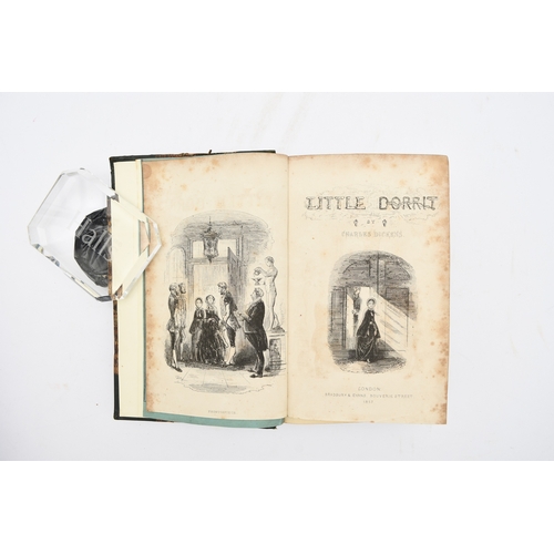 33 - DICKENS, Charles, Little Dorrit, 1st Edition, 1857. Contemporary half calf, splitting at base of spi... 