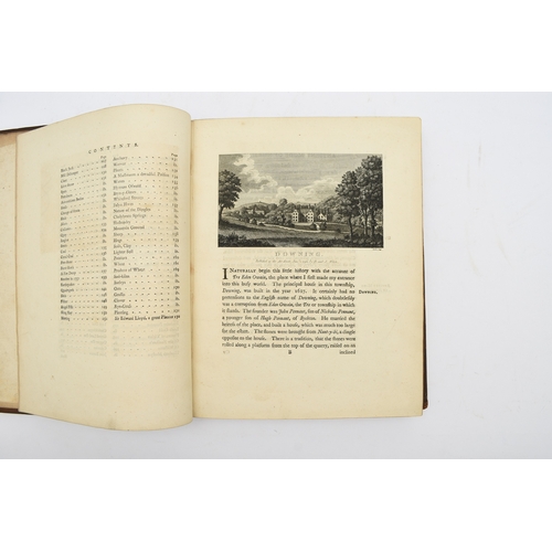 40 - PENNANT, Thomas, The History of the Parishes of Whiteford and Holywell. 1st edition 1796. 4to. With ... 