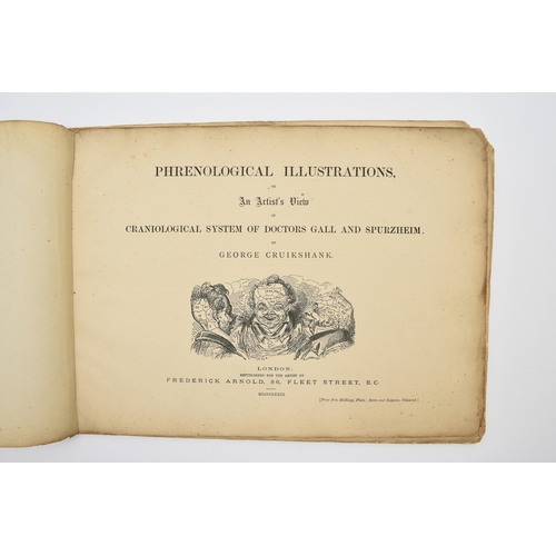 43 - CRUICKSHANK, George, Phrenological Illustrations. Oblong 4to 1873. Six hand-coloured plates, origina... 