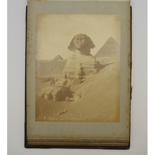 45 - PHOTOGRAPH ALBUM of Palestine, Egypt and Malta, 1897. Containing 32 large photographs, all circa 215... 