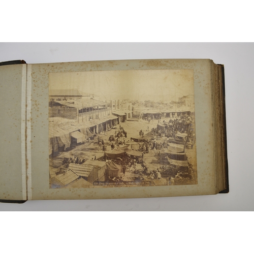 45 - PHOTOGRAPH ALBUM of Palestine, Egypt and Malta, 1897. Containing 32 large photographs, all circa 215... 