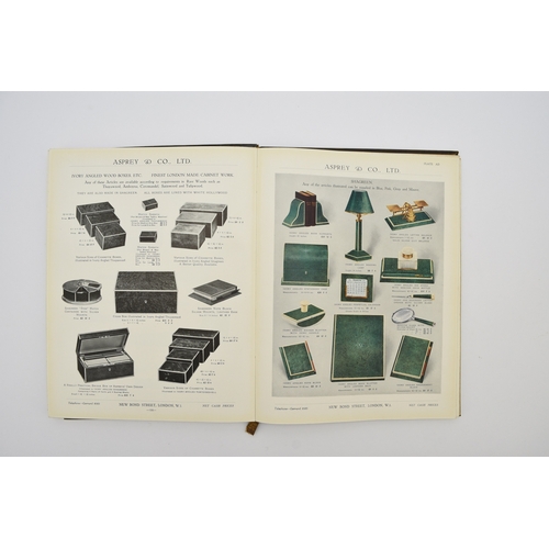 51 - ASPREY & Co Ltd, Catalogue circa 1930. 4to, 195 pages, many in colour. All articles are priced, and ... 