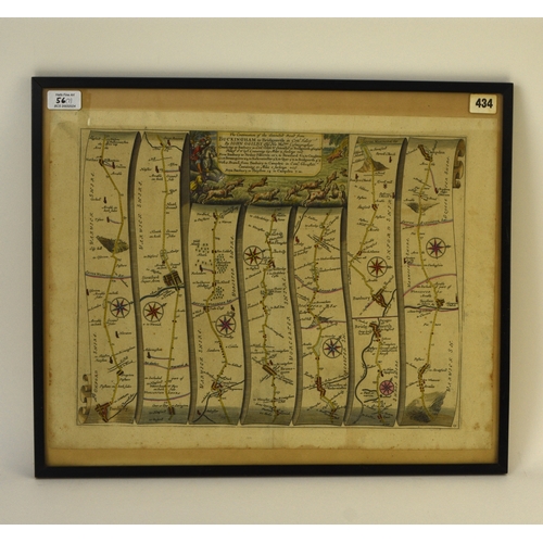 56 - MAPS, J Basire, An Exact Draught of the Bay and Harbour of Vigo. c 1747. 380mm x 480mm. Hand coloure... 