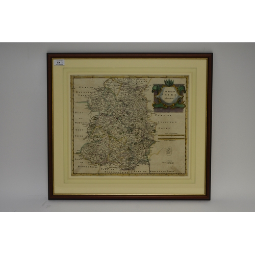 56 - MAPS, J Basire, An Exact Draught of the Bay and Harbour of Vigo. c 1747. 380mm x 480mm. Hand coloure... 