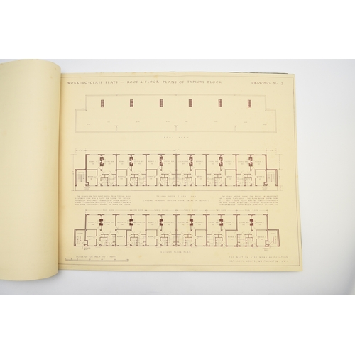 61 - WORKING CLASS FLATS. Specification and working drawings. Submitted by the British Steelwork Associat... 