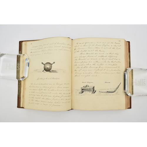 75 - MILITARY MANUSCRIPT. A Practical Course of Artillery by G Warburton. Royal Military Academy, 1833. S... 