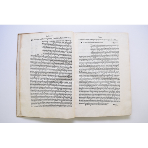 78 - EUSEBIUS, Caesariensis & TRAPEZUNTUS, Georgius. Eusebius de Evangelia Praeparatione a Georgio Trapez... 