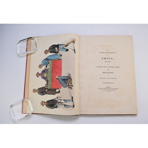 88 - MASON, George Henry, The Punishments of China. Folio, William Millar, 1801. With 21 hand-coloured en... 