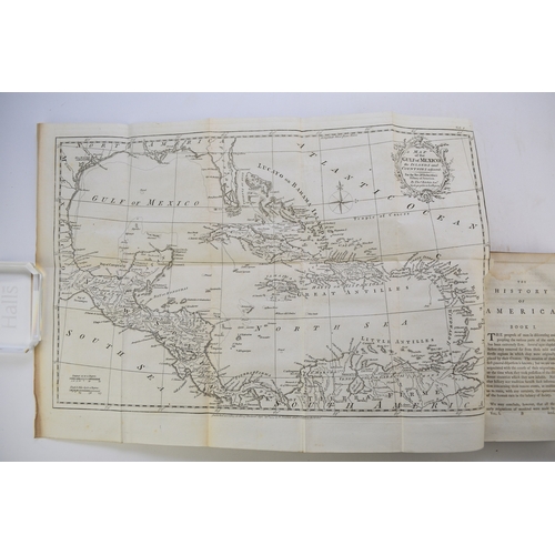 95 - ROBERTSON, William. History of America, three volumes, 6th edition 1792. With four folding maps, con... 