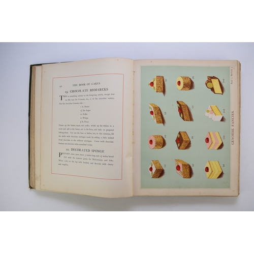 99 - LEWIS, T Percy and BROMLEY, A G, The Book of Cakes, 4to, Maclaren & Sons [1903]. With 48 colour plat... 