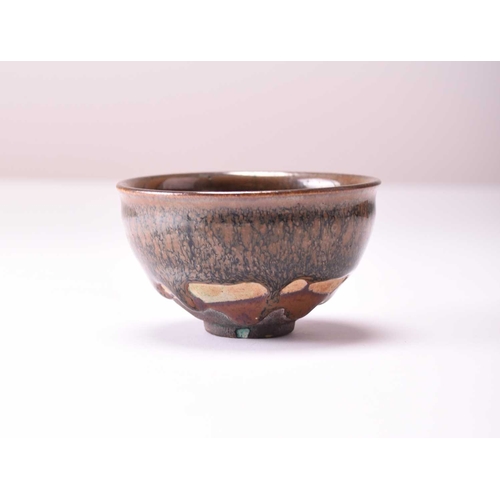 5 - A Chinese hare's fur bowl, Southern Song Dynasty The deep rounded sides are covered inside and out w... 