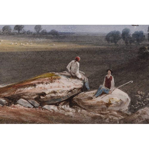122 - Samuel Jackson (1794-1869) Cader Idris, watercolour, 21.5 x 29 cm, frame 40 x 47 cm Provenance: A Pr... 