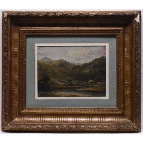 132 - William George Jennings (1763-1854) Llyn Cowarch near Dollgellau, with Cader Idris in the Distance, ... 