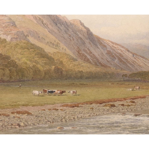 133 - George Arthur Fripp (1813-1896) View from the Lodge at Llanellyd looking up the Valley of the Mawdda... 