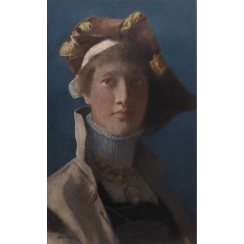 139 - William John Wainwright (1855-1931) A Troubadour, signed and dated 1886 lower left, 41.5 x 26 cm, fr... 