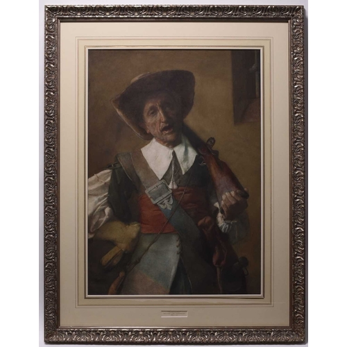 143 - William John Wainwright (1855-1931) The Covenanter, watercolour, 77 x 54.5 cm, frame 106 x 82 cm