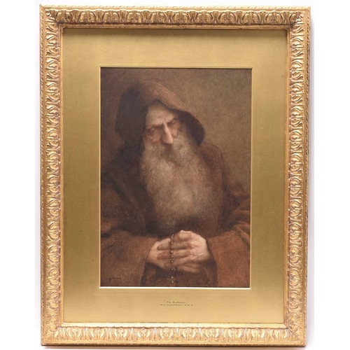 151 - William John Wainwright (1855-1931) The Beadsman, signed lower left, watercolour, 47 x 32 cm, frame ... 