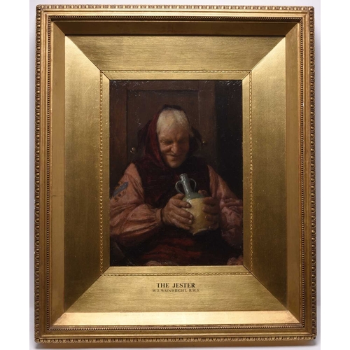 156 - William John Wainwright (1855-1931) The Jester, signed lower right, oil on canvas, 35.5 x 25.5 cm, f... 
