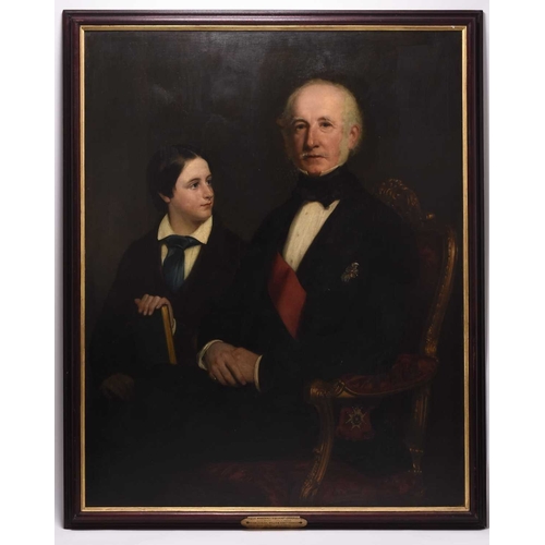 162 - Henry William Pickerscill (1782-1875) Portrait of Field Marshall Viscount Hugh Gough (1779-1869) and... 