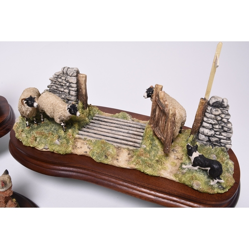 113 - Three agricultural models comprising a Country Artists model, 'Widening the Track' by Keith Sherwin ... 