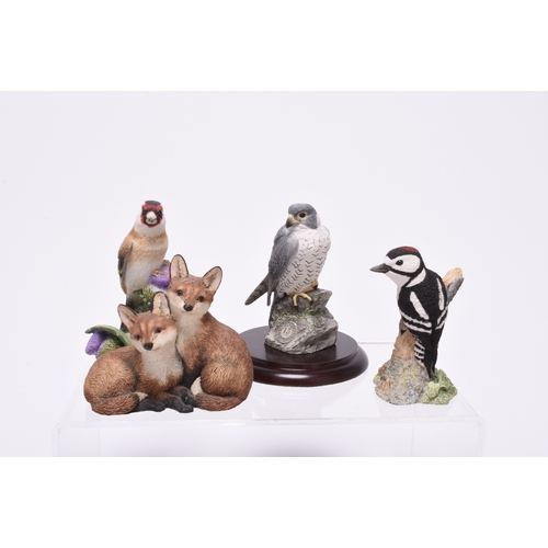 114 - A group of small Border Fine Arts animal models - comprising 'Starry Eyed' (fox); 'Symbol of Loyalty... 