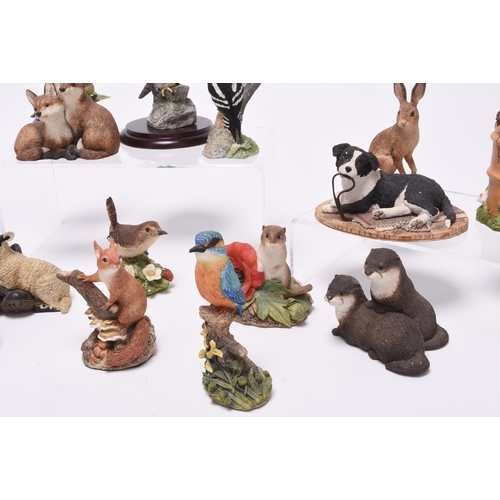 114 - A group of small Border Fine Arts animal models - comprising 'Starry Eyed' (fox); 'Symbol of Loyalty... 