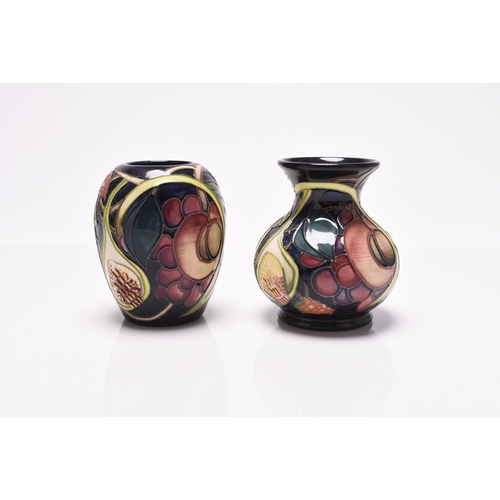 183 - Two contemporary Moorcroft vases in the 'Queen's Choice' pattern designed by Emma Bossons, dated 200... 