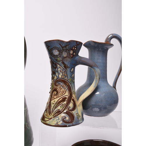 41 - A collection of Barnstaple art pottery, predominantly CH Brannam and Baron, late 19th and early 20th... 