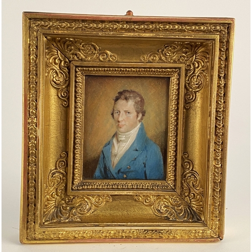 453 - British School (19th Century) Portrait Miniature of John Palfreman and another of his wife Elizabeth... 