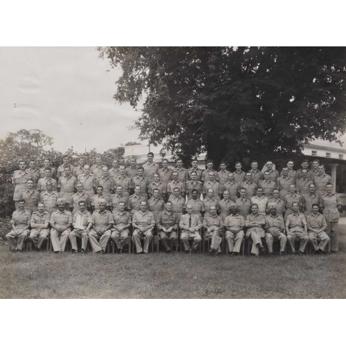 122 - A regimental group portrait photograph of the Queen Victoria's Own Indian Madras Sappers and Miners,... 