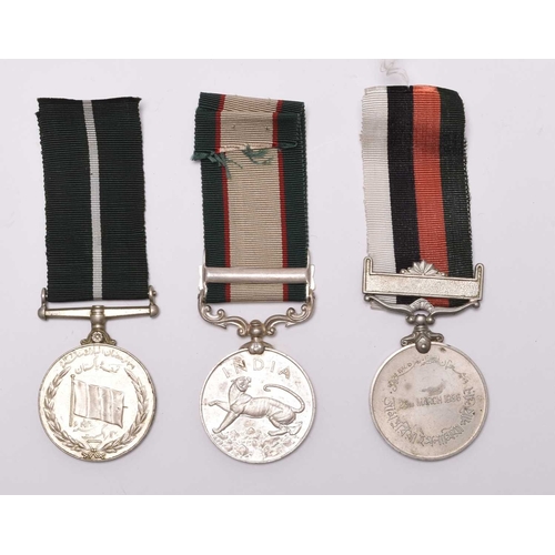 157 - A George VI India General Service 1936-39 Medal with North West Frontier 1937-39 clasp, named to 