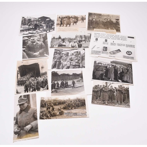 54 - PRESS PHOTOGRAPHY, Prisoners of War. Second World War, circa 1939-46. Approximately 71 black and whi... 