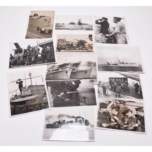 58 - PRESS PHOTOGRAPHY, Royal Navy, Merchant Navy, and other world navies, together with some Air/Sea Res... 