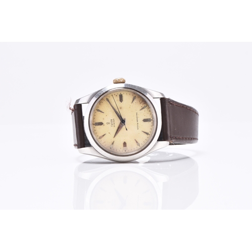 75 - Tudor: A gentleman's stainless steel wristwatch Model: Oyster Reference: 7934 Date: Circa 1954 Movem... 