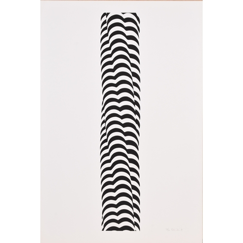 111 - Peter Schmidt (German 1931-1980) Cycloid VI, signed and numbered 39/60 lower right, screenprint, 76.... 