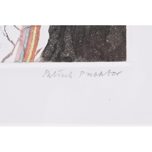 128 - Patrick Procktor (1936-2003) Victoria Falls, signed lower right, numbered 39/50, etching in colours,... 