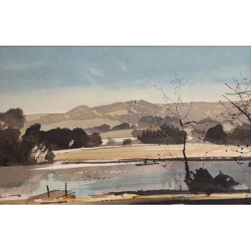 131 - Roland Hilder (1905-1993) South Downs, Sussex, signed lower left, watercolour, 18 x 28.5 cm, frame 2... 