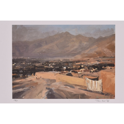 133 - James Hart Dyke (British b.1966) Early Morning Kabul, 2011, signed lower right, numbered 334/350, li... 