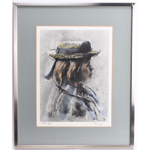 43 - Harold Riley (1934-2023) Kate, signed lower right, numbered 15/25, limited edition print 35 x 26.5 c... 