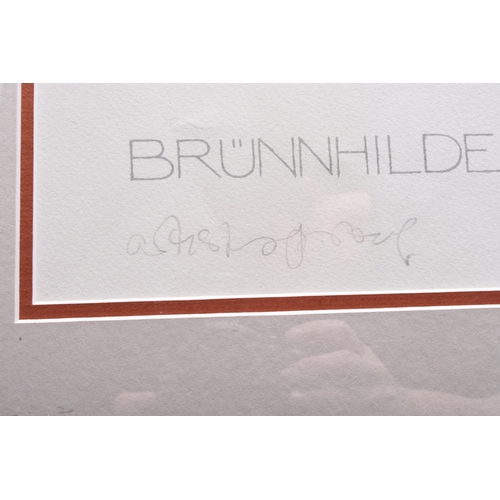 84 - Tom Phillips CBE RA (1937-2022) Brunnhilde, Siegfried Act three, das ist keinmann, artist proof, sig... 